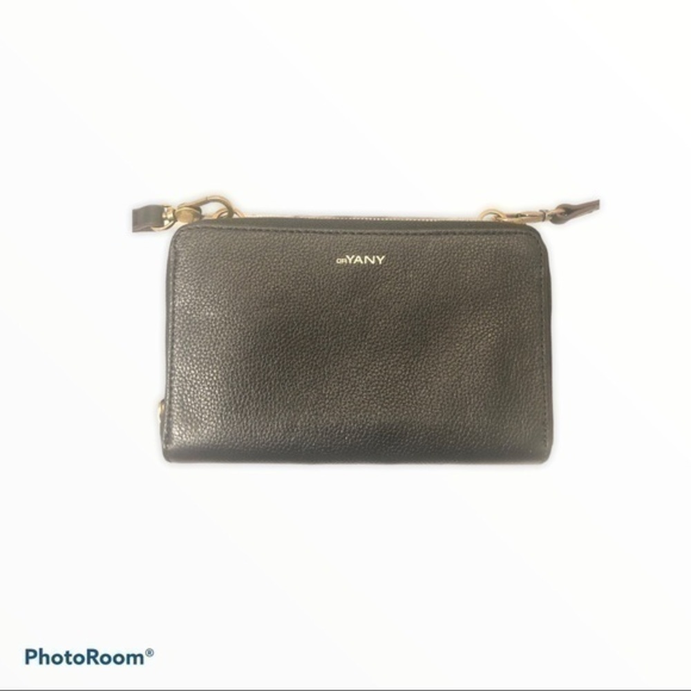 Oryany Python Embossed Leather Black Crossbody Bag - image 4